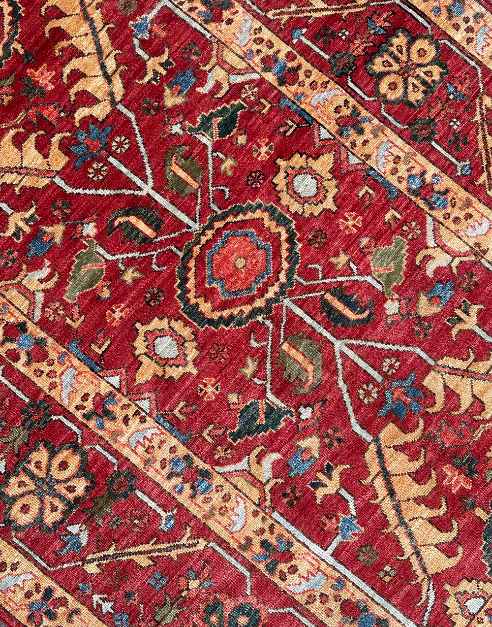 Crimson Blossom – Persian Design - Image 4