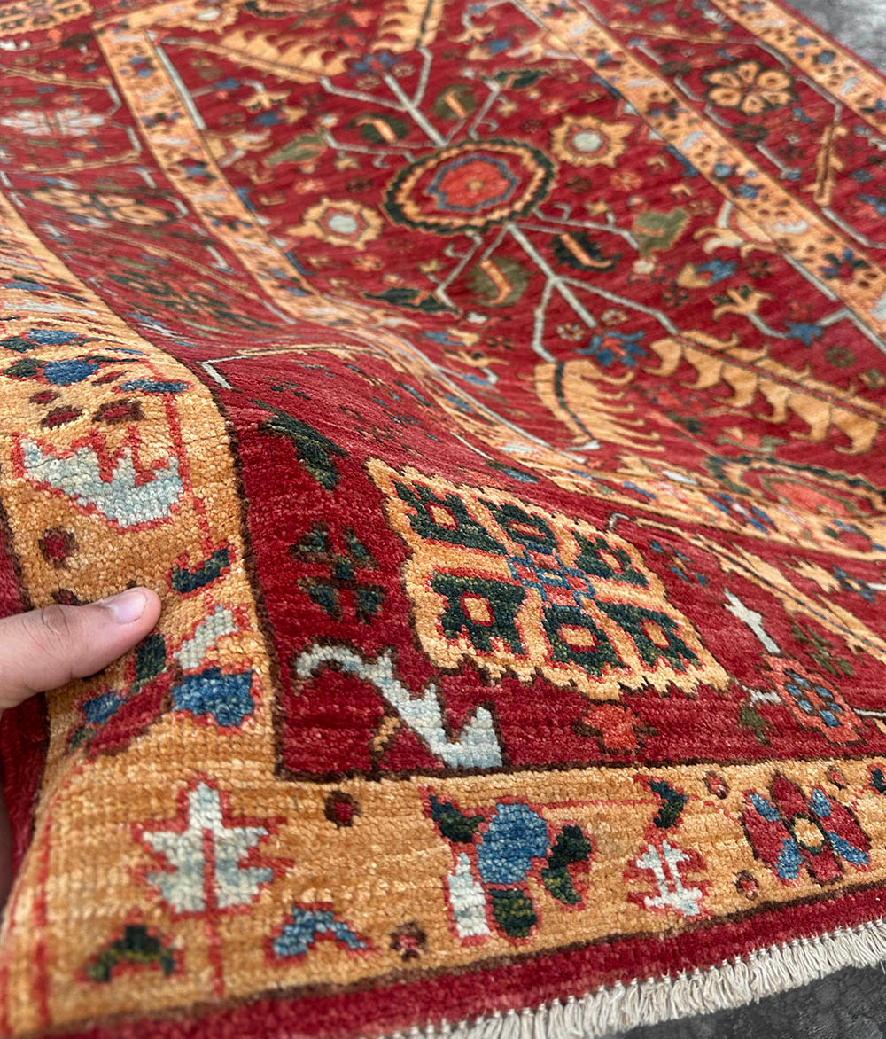 Crimson Blossom – Persian Design - Image 5