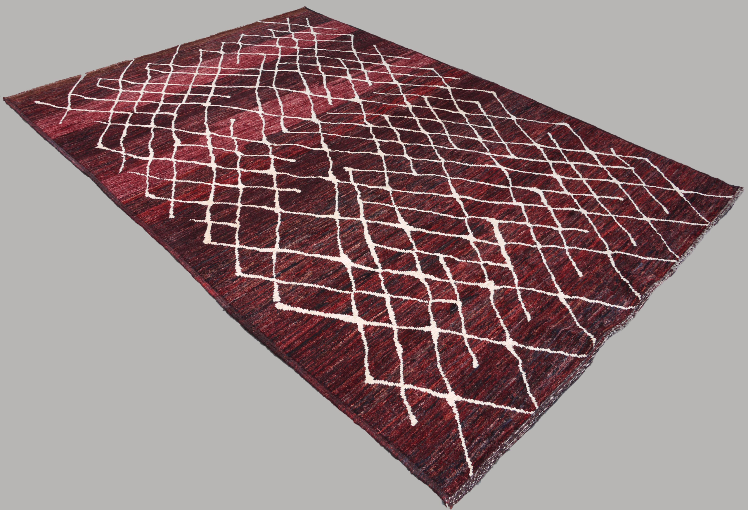 Crimson Veil – Rug No. 1208 - Image 3