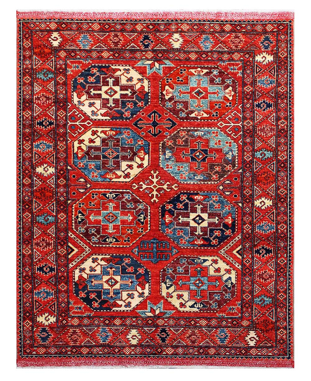 Fortress of Stars – Turkmen Rug - Image 2