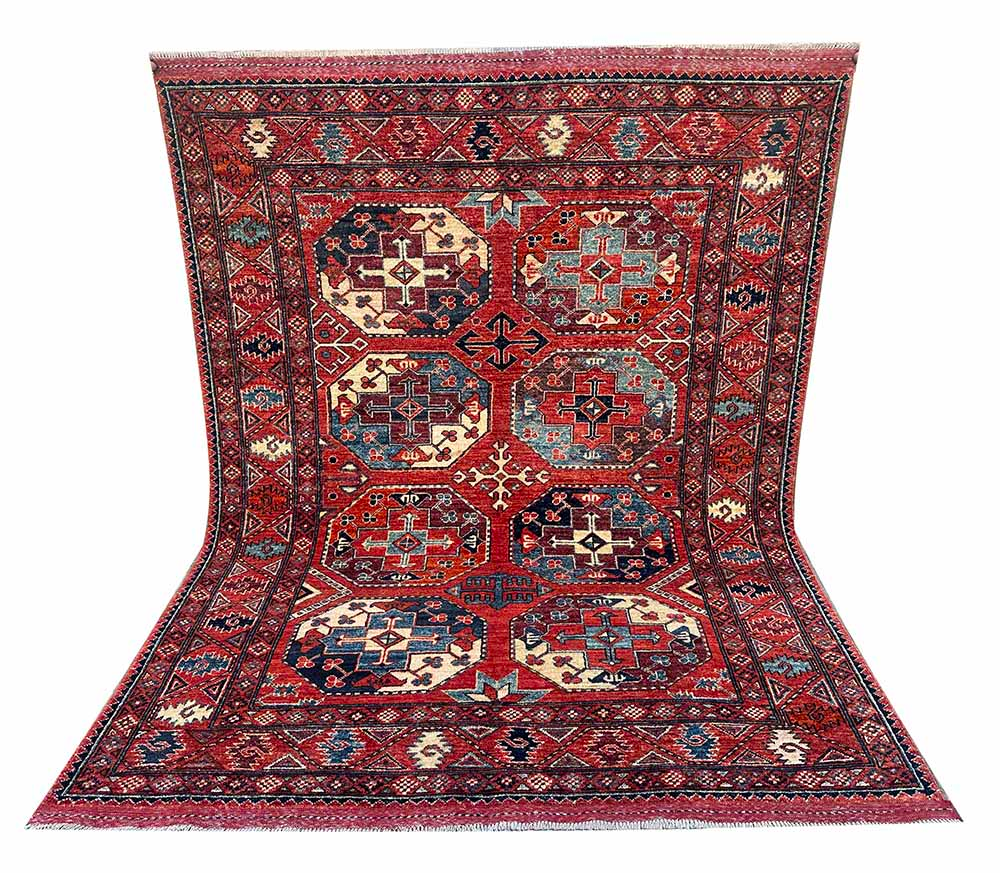 Fortress of Stars – Turkmen Rug - Image 10
