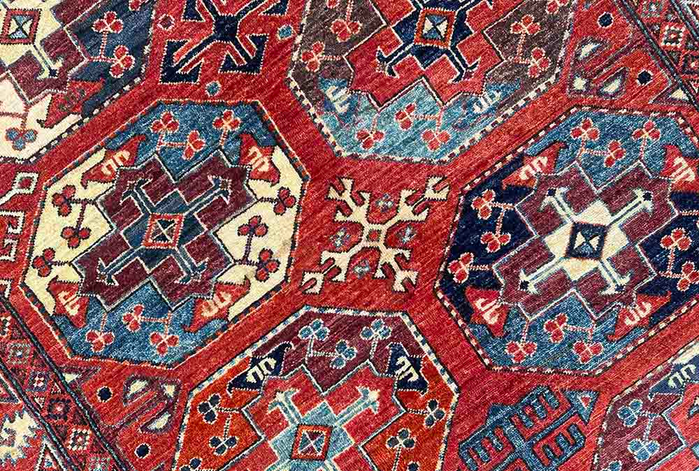 Fortress of Stars – Turkmen Rug - Image 4