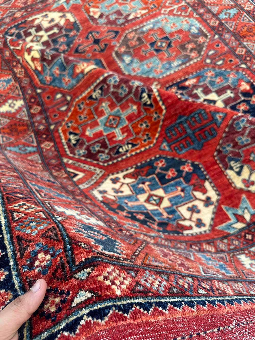 Fortress of Stars – Turkmen Rug - Image 6