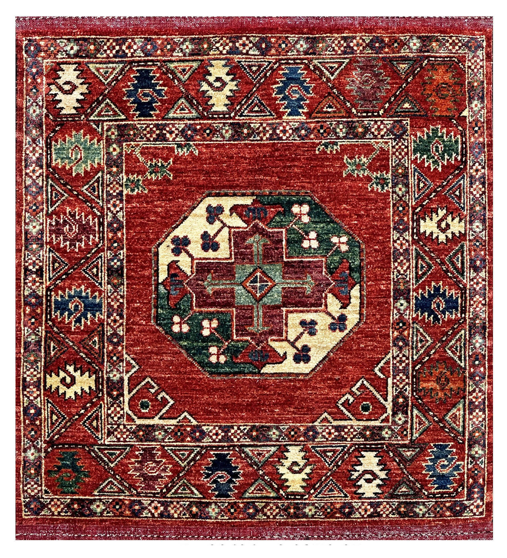 Nomad’s Emblem – Turkmen Rug - Image 10