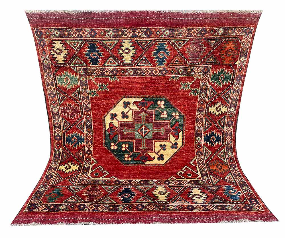 Nomad’s Emblem – Turkmen Rug - Image 2