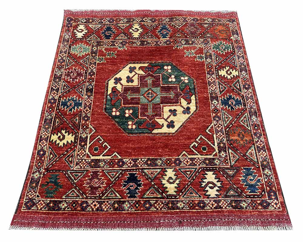 Nomad’s Emblem – Turkmen Rug - Image 9
