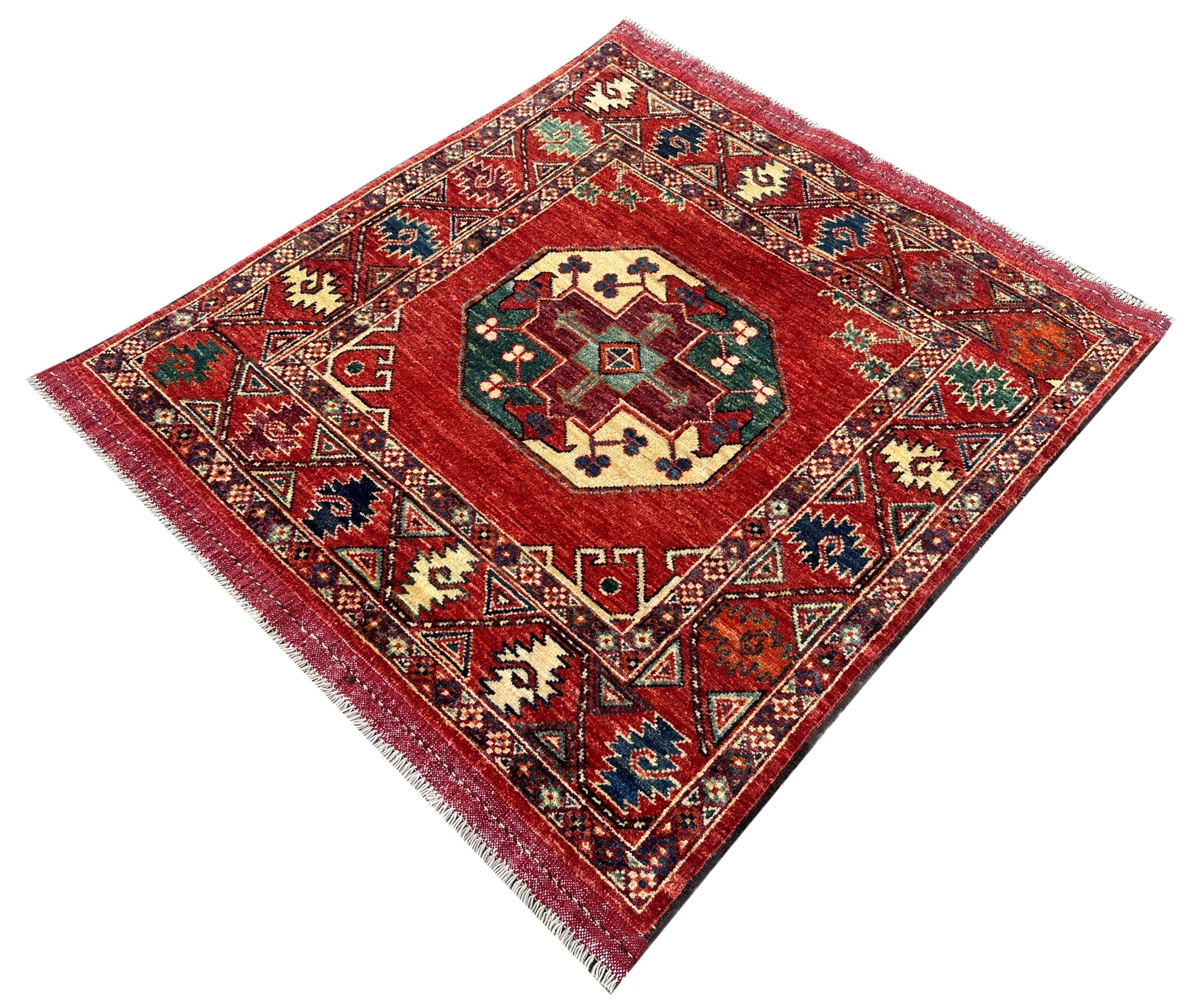 Nomad’s Emblem – Turkmen Rug - Image 8