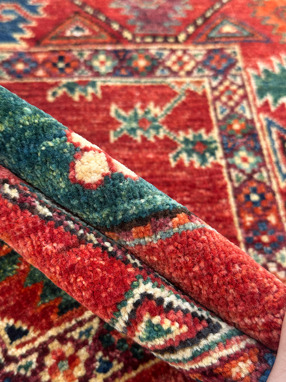 Nomad’s Emblem – Turkmen Rug - Image 4