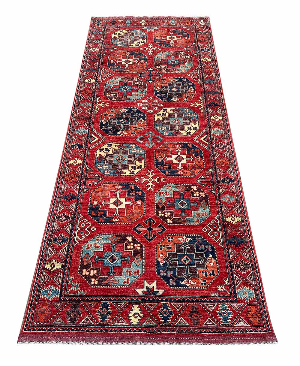 Trio of Guardians – Turkmen Rug - Image 3
