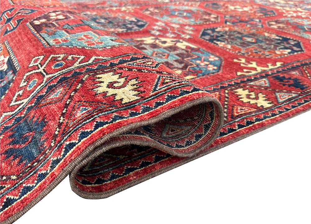 Trio of Guardians – Turkmen Rug - Image 6