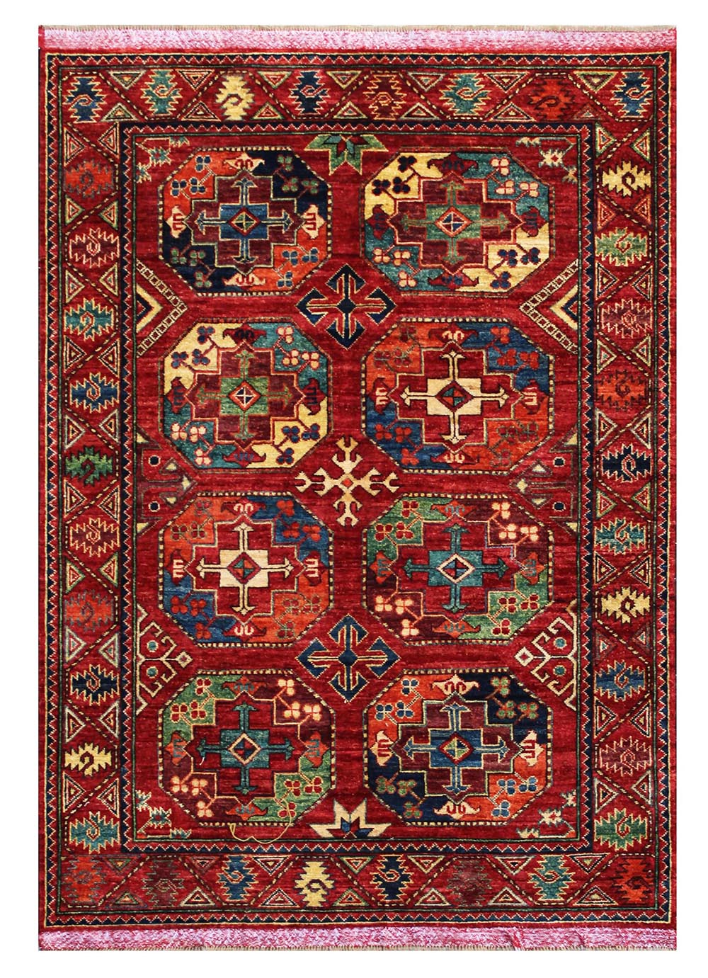 Garden of Guardians – Turkmen Rug - Image 2