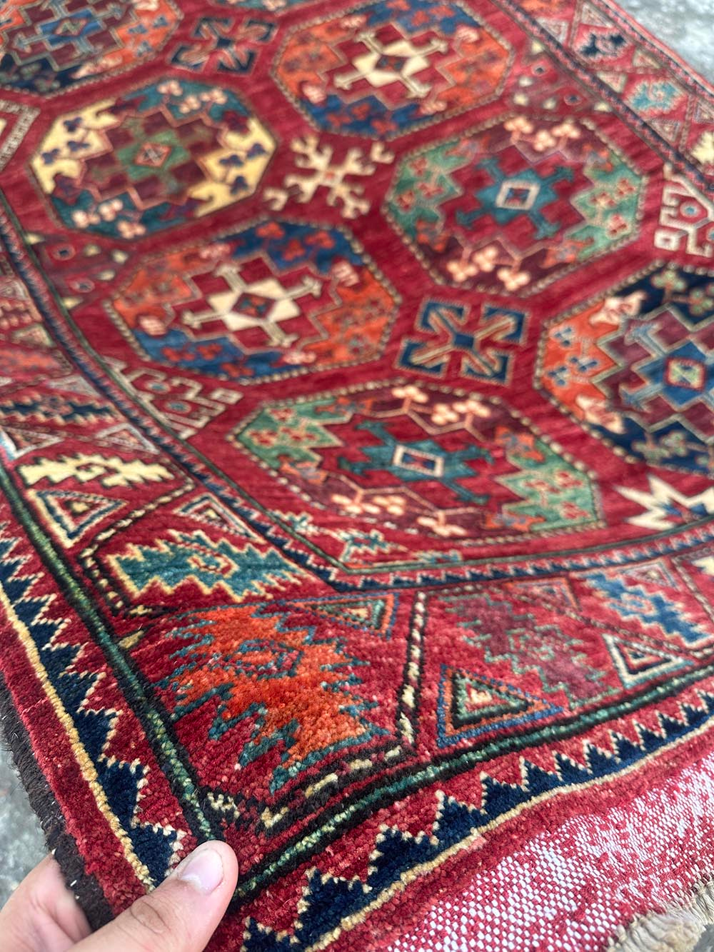 Garden of Guardians – Turkmen Rug - Image 9