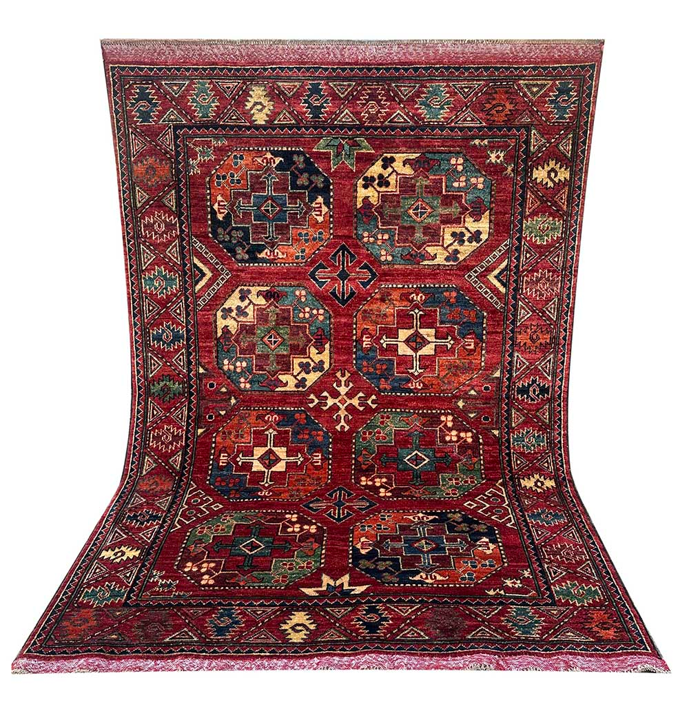 Garden of Guardians – Turkmen Rug - Image 10
