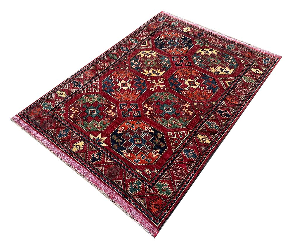 Garden of Guardians – Turkmen Rug - Image 3