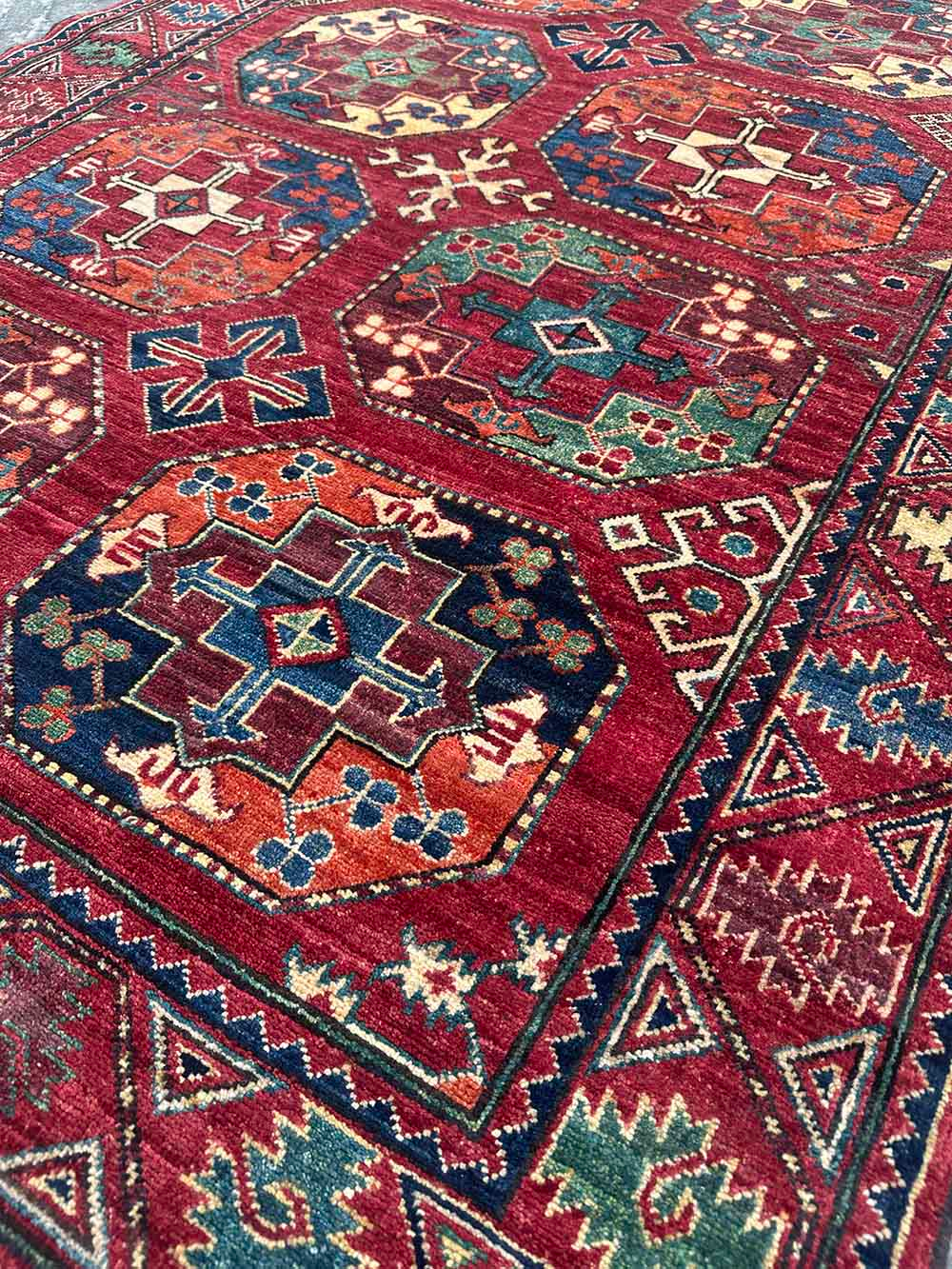 Garden of Guardians – Turkmen Rug - Image 4