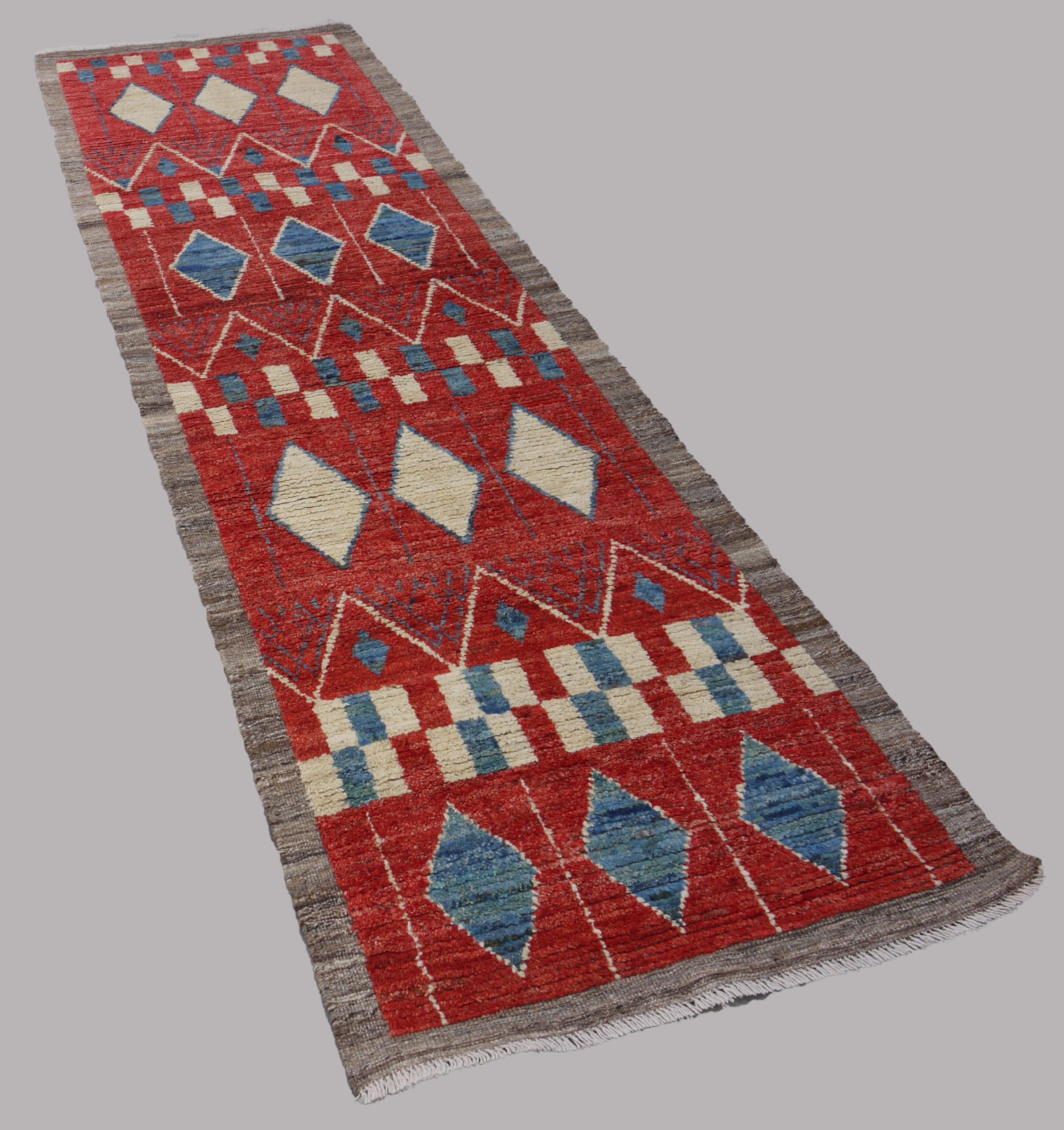 Crimson Matrix – Rug 269 (77 × 303 cm) - Image 3