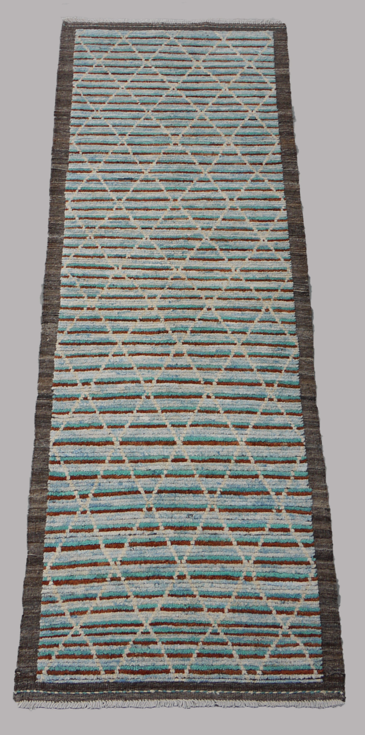 Rainbow Lattice Runner – Rug No. 282 - Image 3