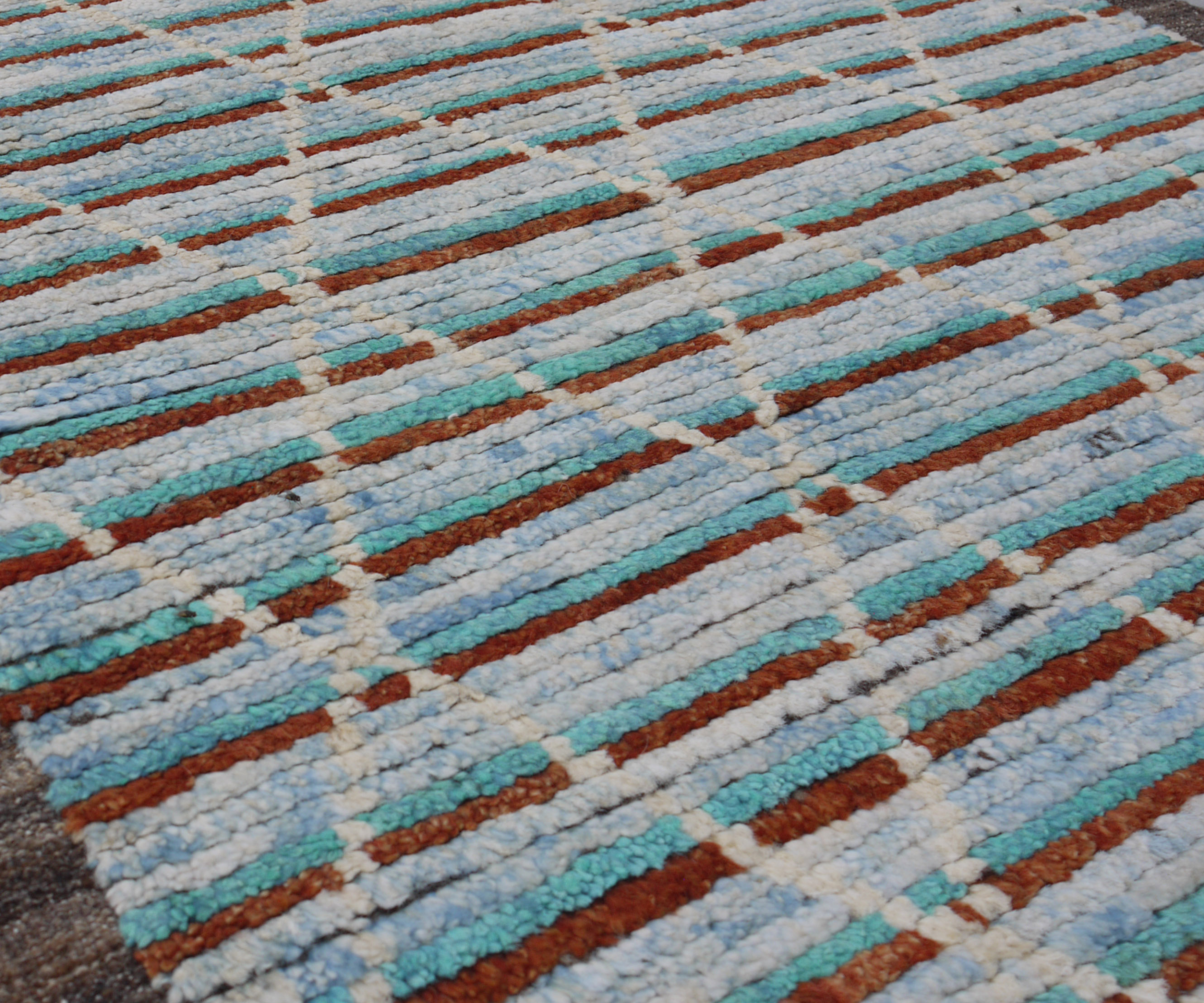 Rainbow Lattice Runner – Rug No. 282 - Image 2