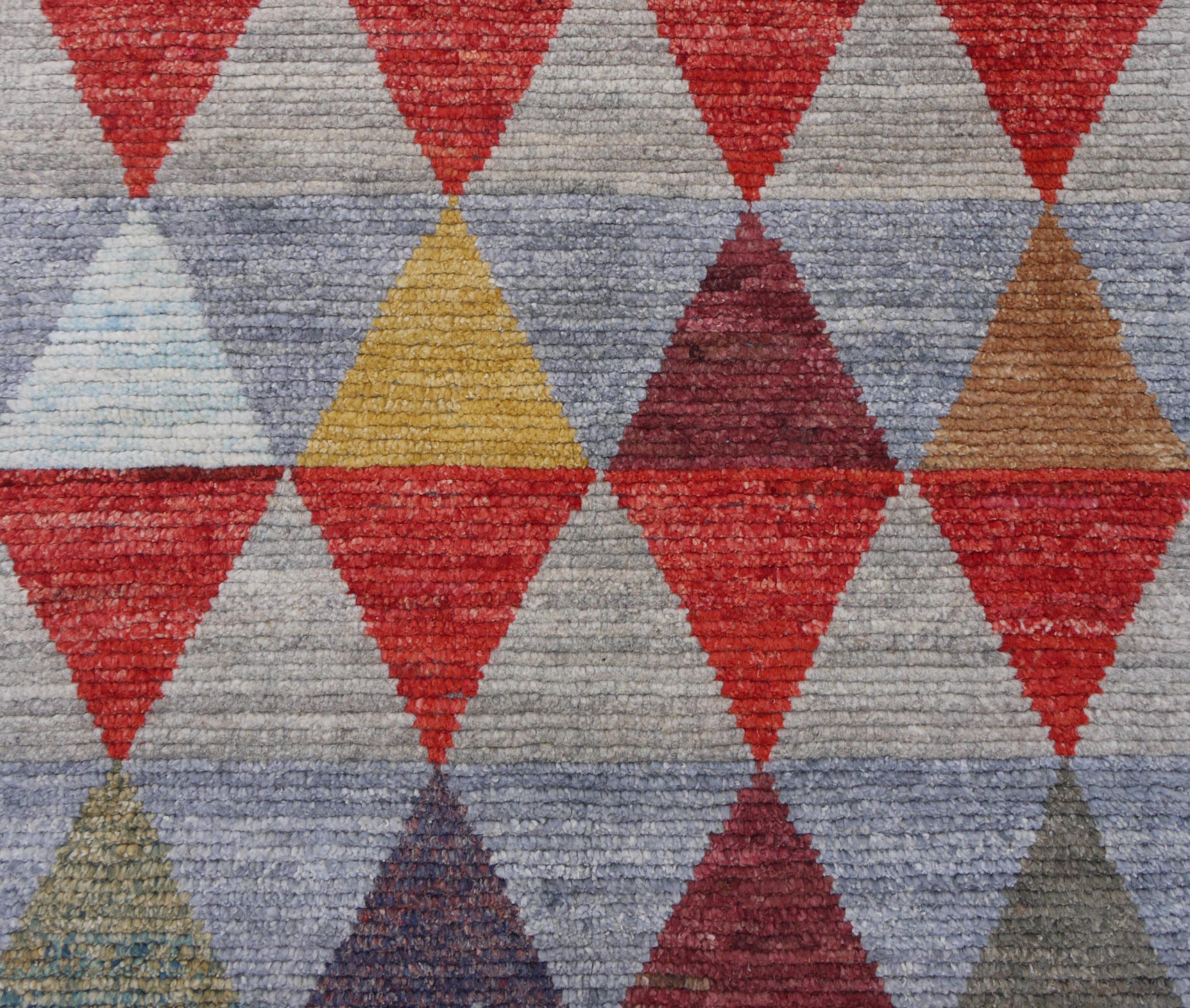 Crimson Peaks Runner – Rug No. 286 - Image 2