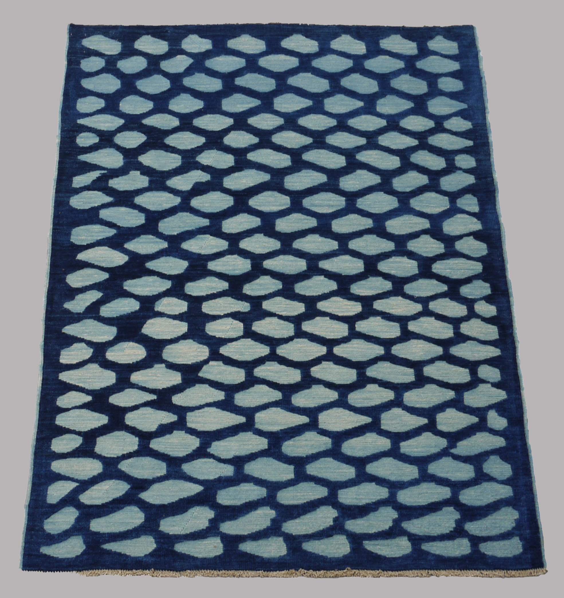 Indigo Scales – Rug No. 34 - Image 4