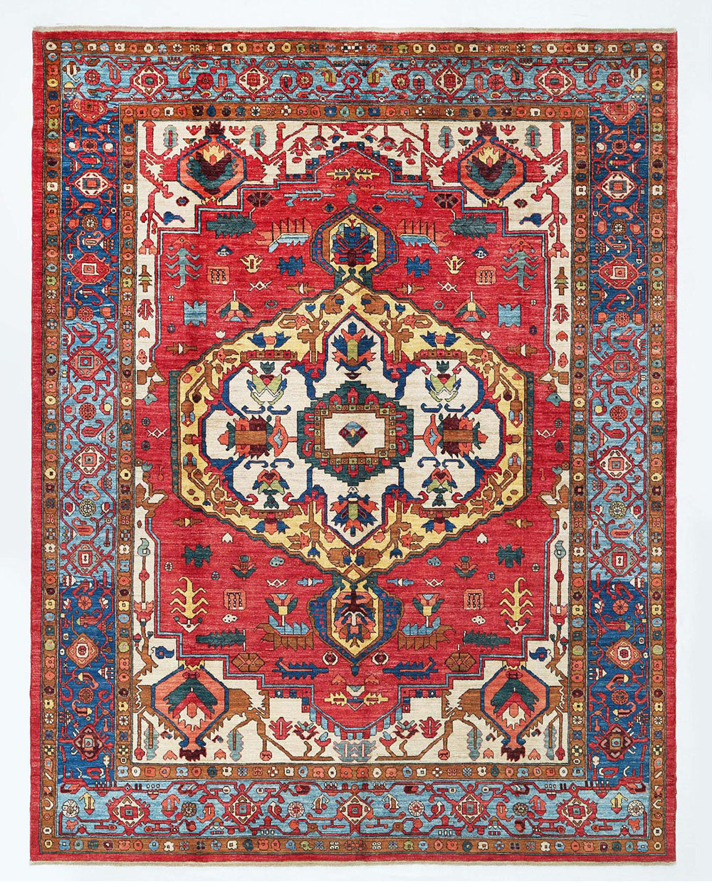 Crown of Geometry – Heriz Serapi Rug - Image 2