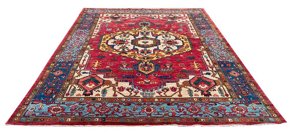 Crown of Geometry – Heriz Serapi Rug - Image 3