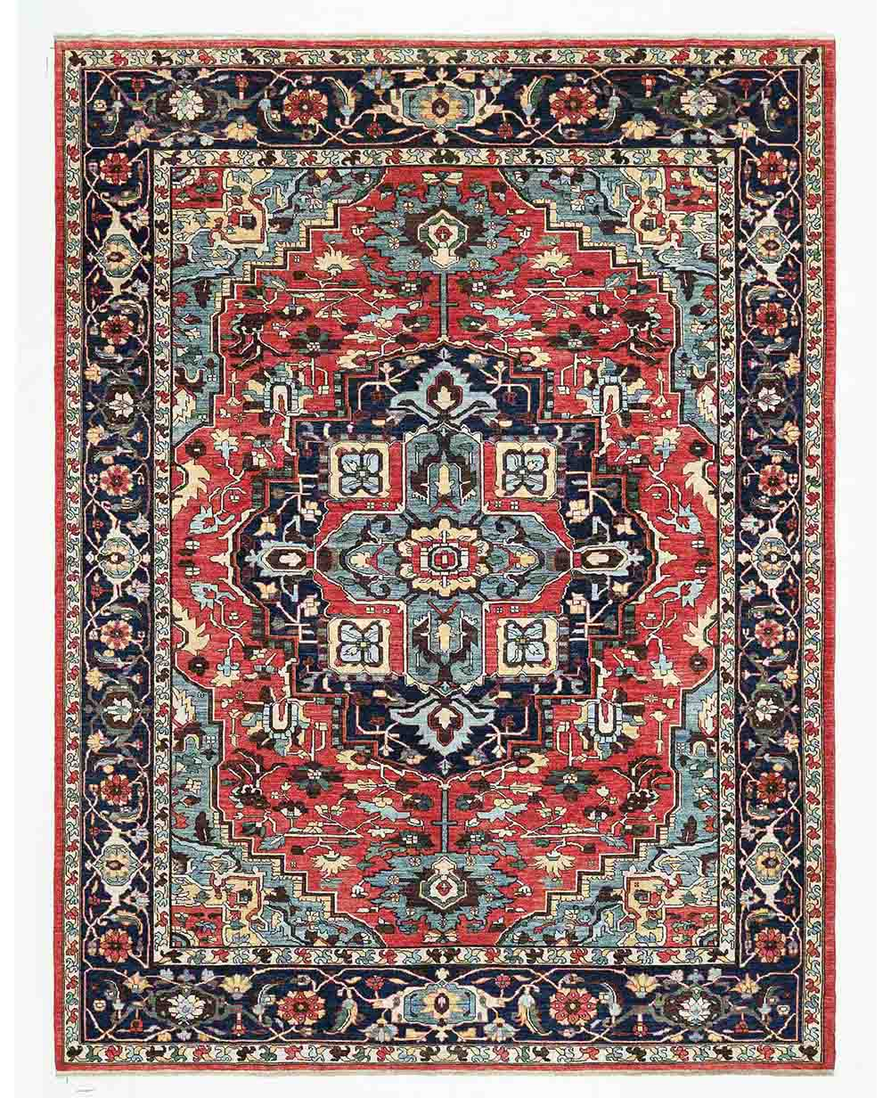 Midnight Blossom – Heriz Serapi Rug - Image 2