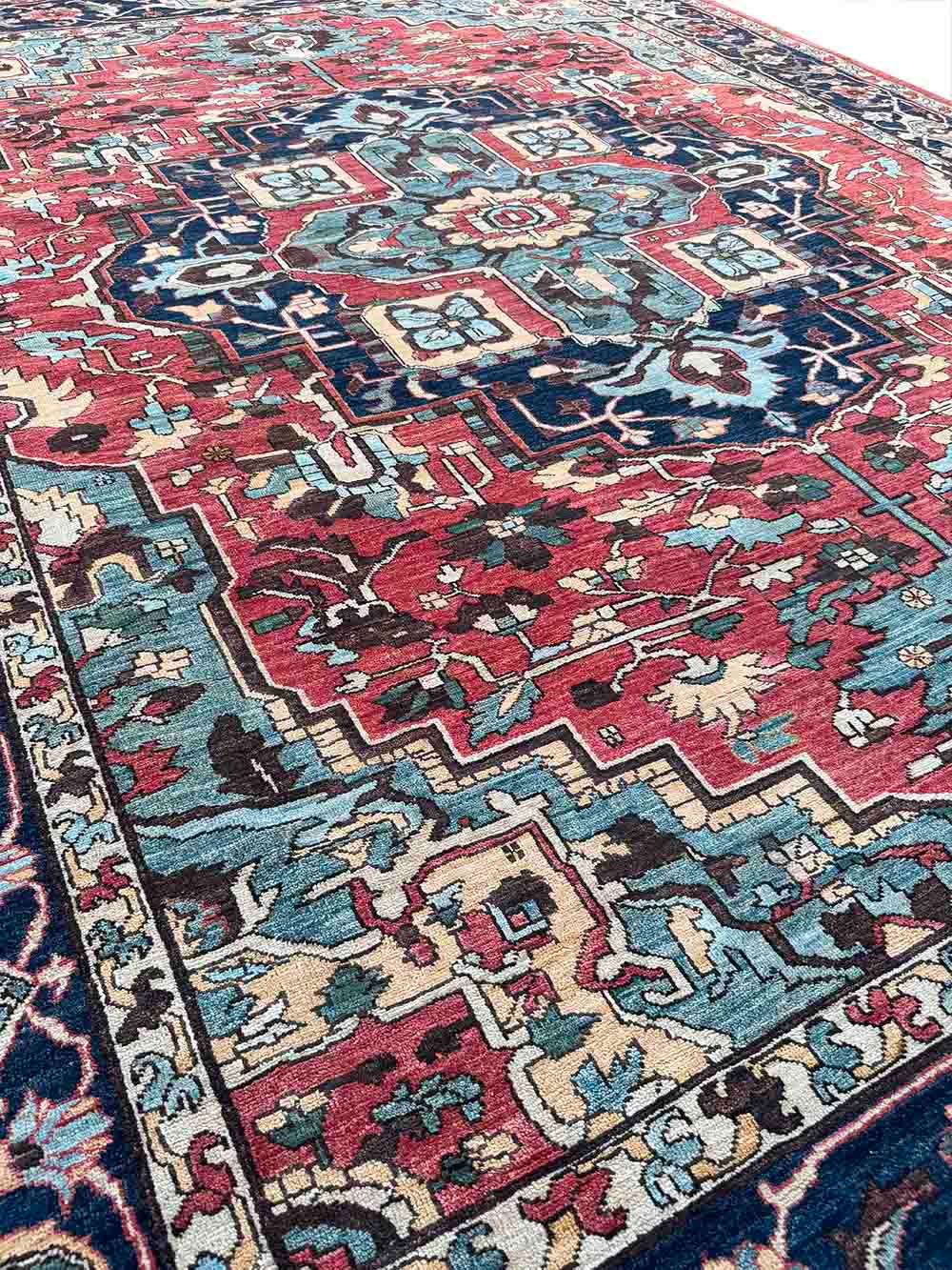 Midnight Blossom – Heriz Serapi Rug - Image 5