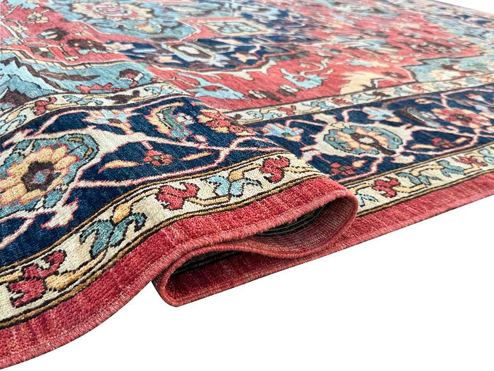 Midnight Blossom – Heriz Serapi Rug - Image 8