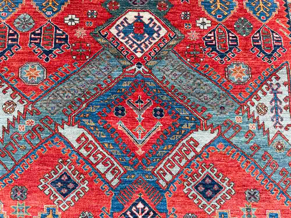 Tribal Star Map – Caucasian Rug - Image 4