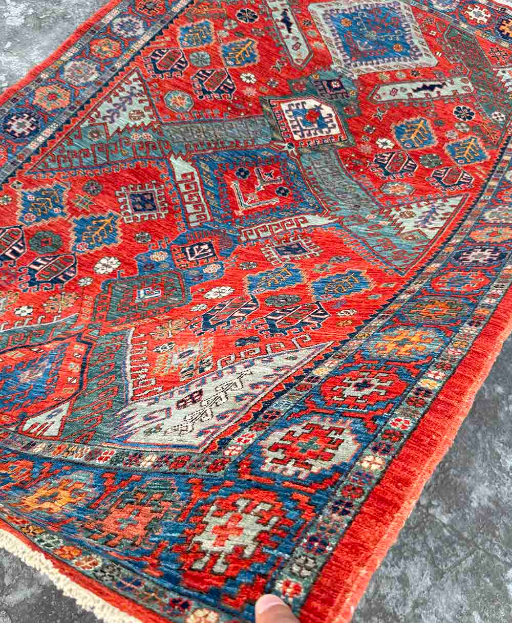 Tribal Star Map – Caucasian Rug - Image 7