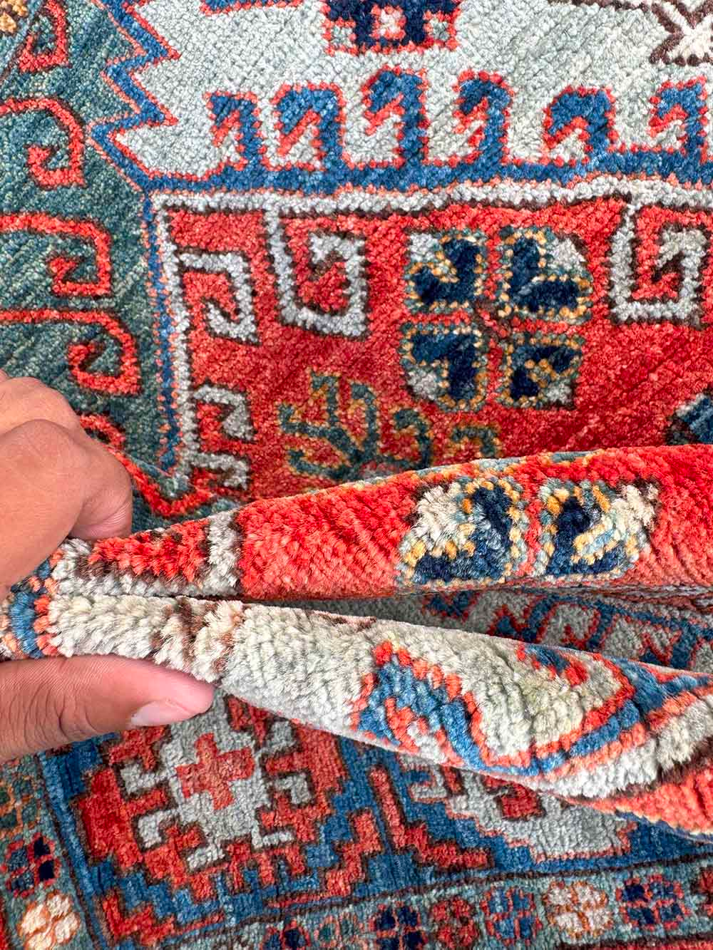 Tribal Star Map – Caucasian Rug - Image 8