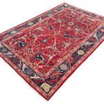 Crimson Lattice – Bidjar Rug