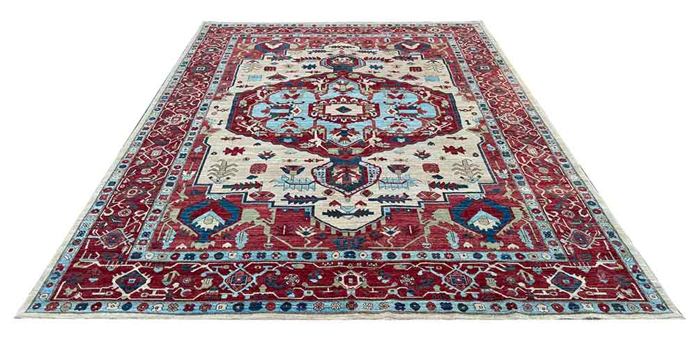Fields of Harmony – Heriz Serapi Rug - Image 3
