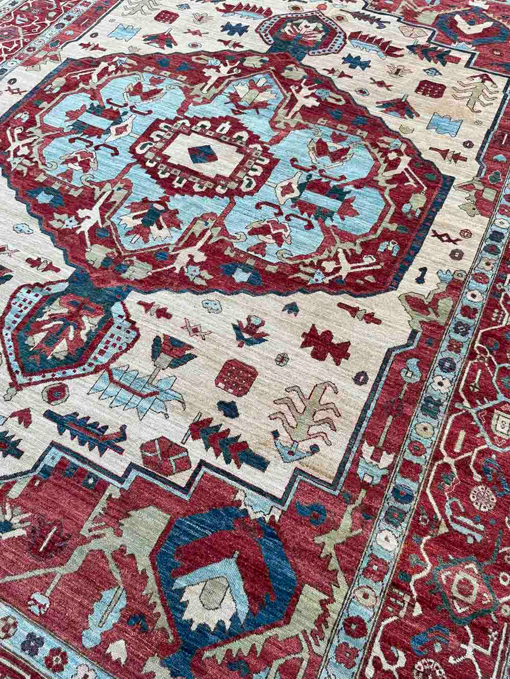 Fields of Harmony – Heriz Serapi Rug - Image 4