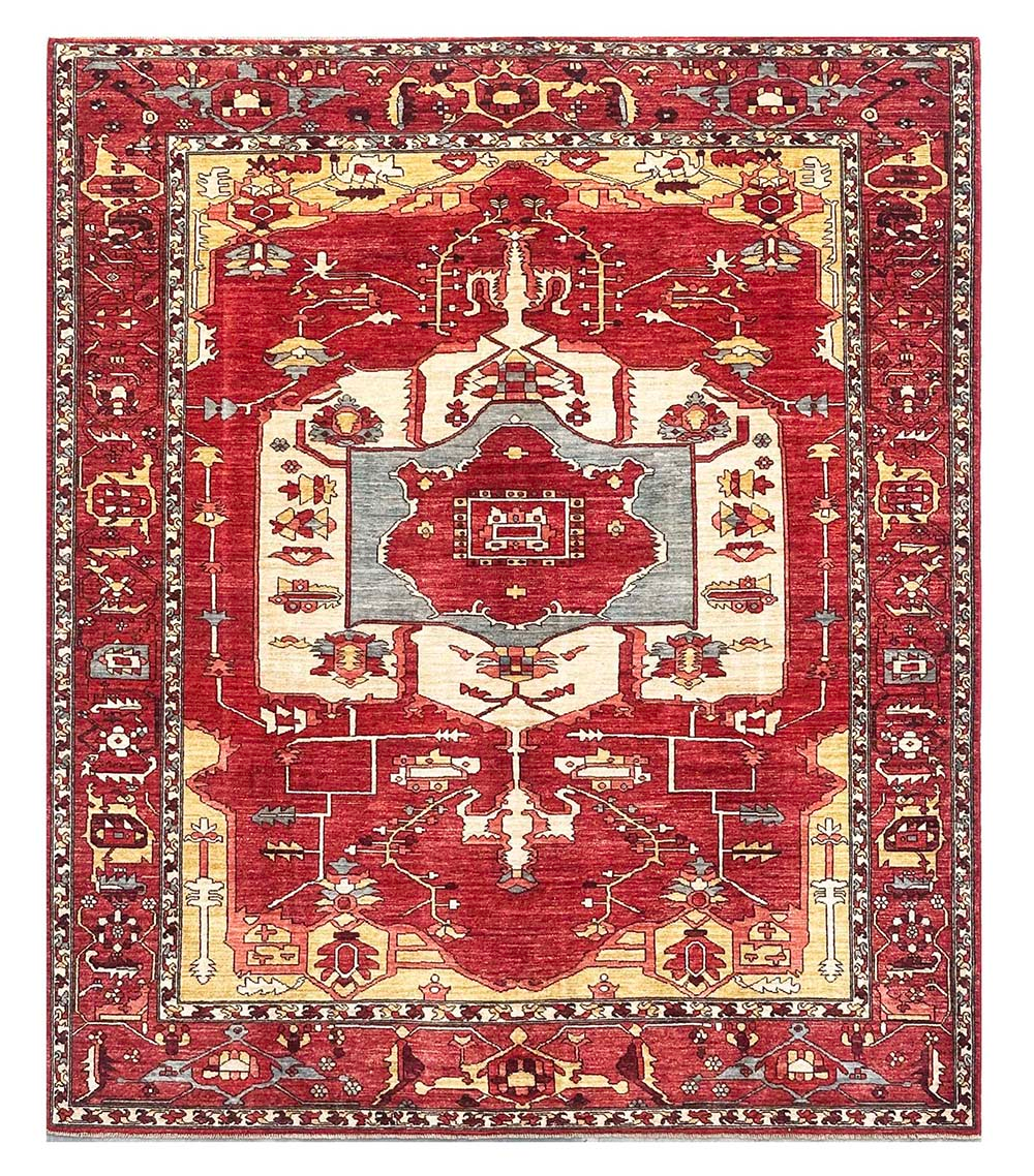 The Guardian’s Flame – Heriz Serapi Rug - Image 2