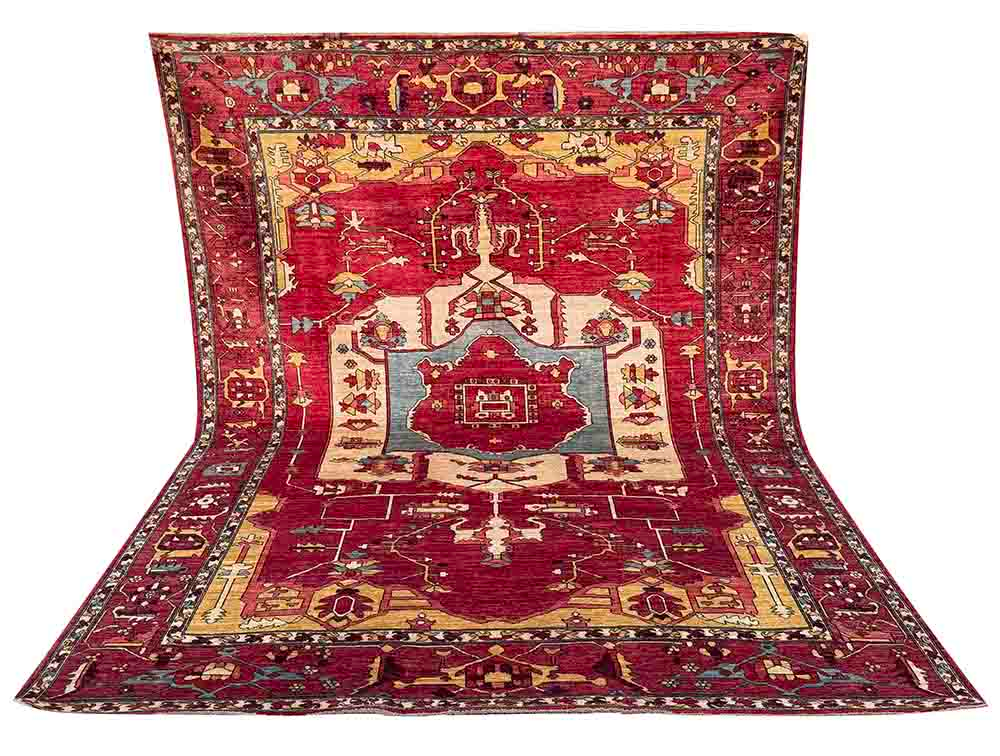 The Guardian’s Flame – Heriz Serapi Rug - Image 10