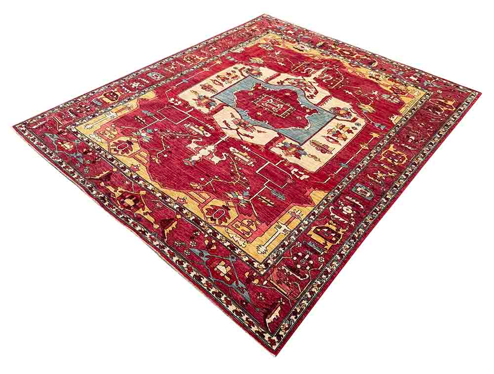 The Guardian’s Flame – Heriz Serapi Rug