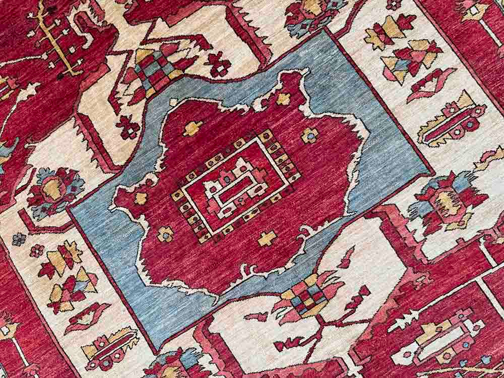 The Guardian’s Flame – Heriz Serapi Rug - Image 4