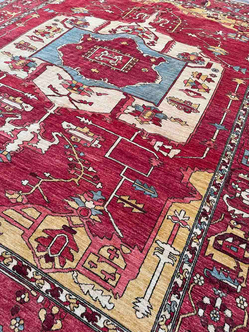 The Guardian’s Flame – Heriz Serapi Rug - Image 5