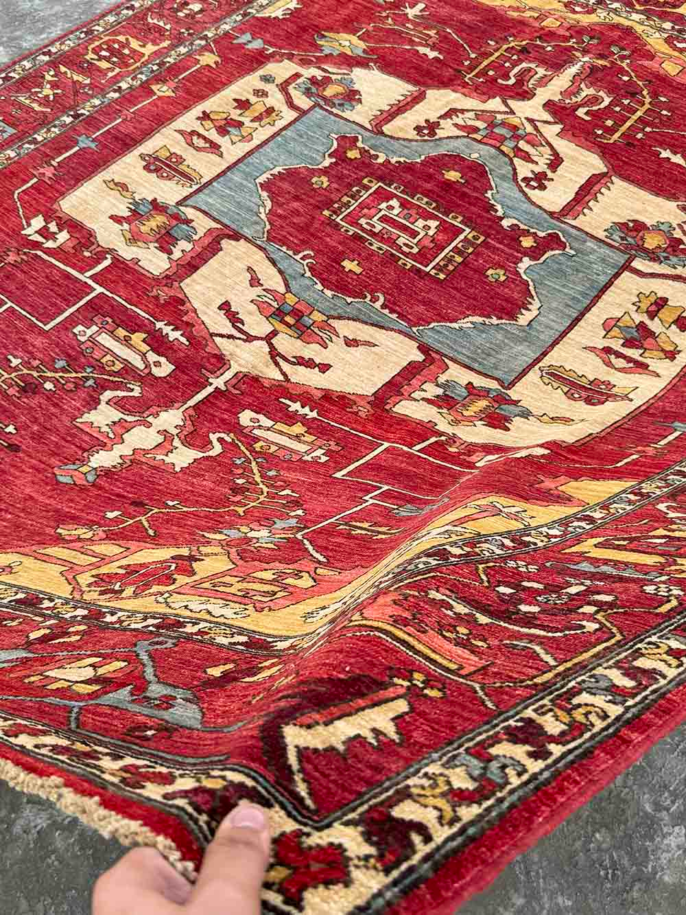 The Guardian’s Flame – Heriz Serapi Rug - Image 8