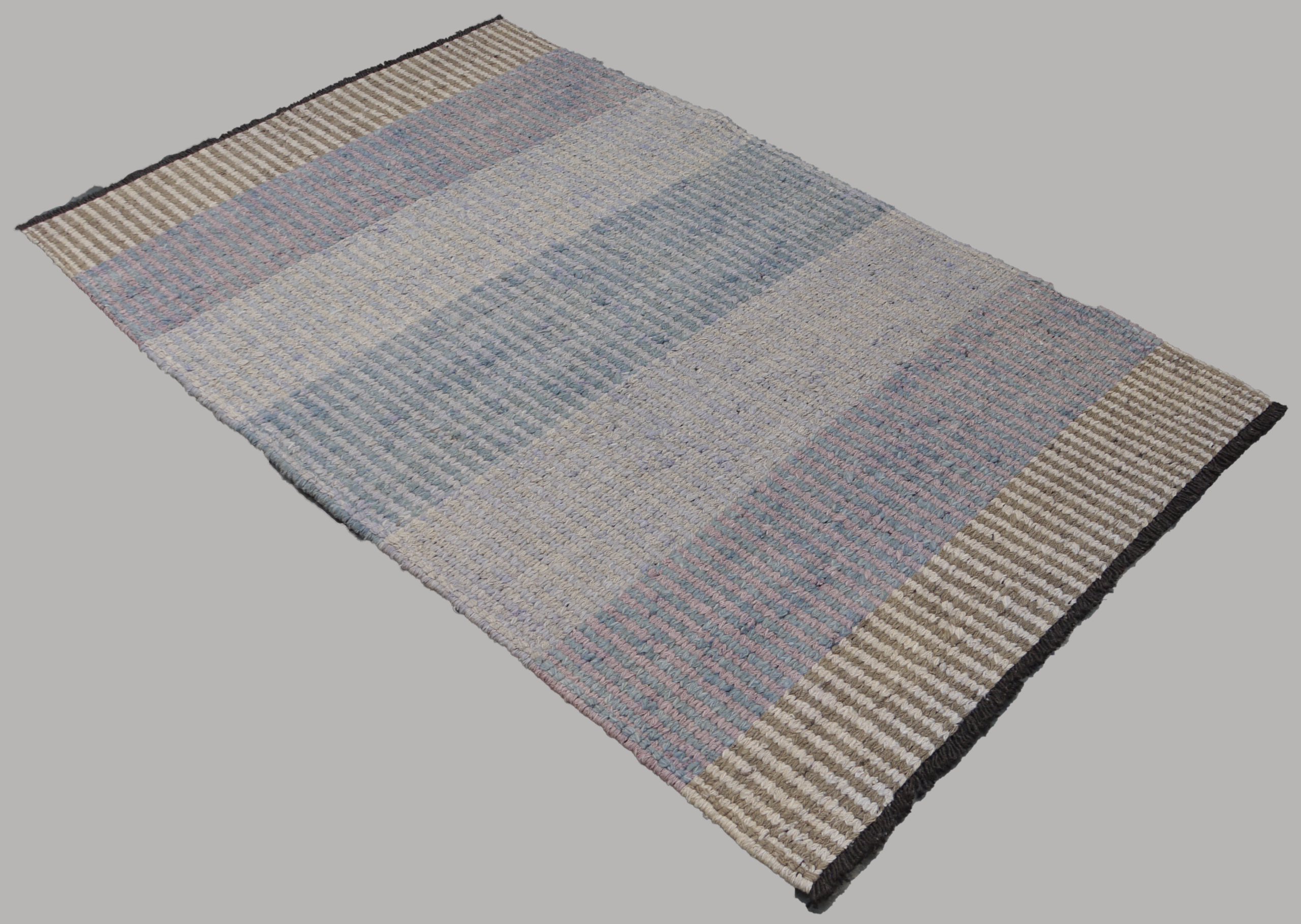 The Pastel Horizon – Looped Kilim 686 (128 × 201 cm) - Image 2