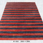 Crimson Stripes – Rug No. 152