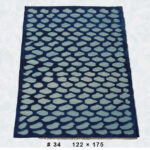 Indigo Scales – Rug No. 34