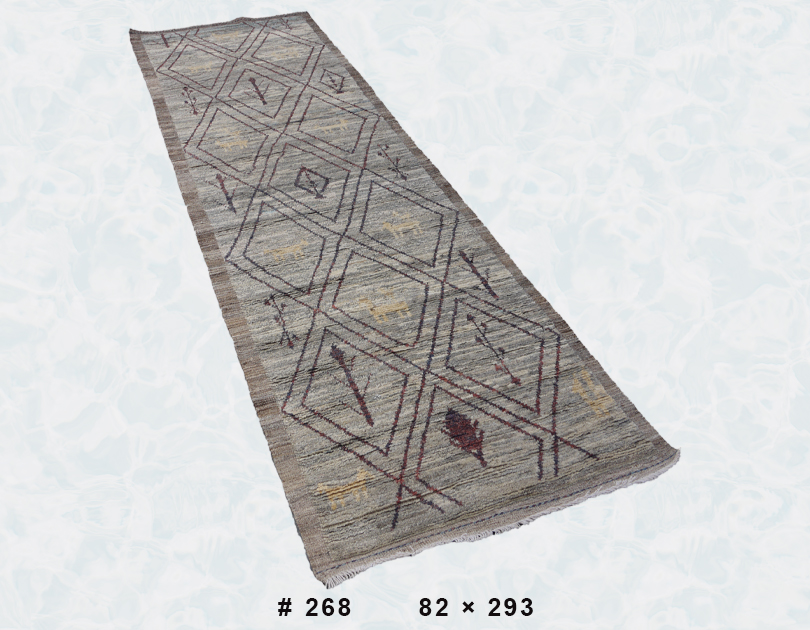 Pastoral Lines Runner – Rug No. 268