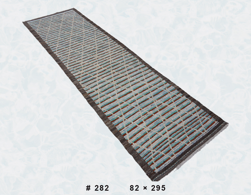Rainbow Lattice Runner – Rug No. 282