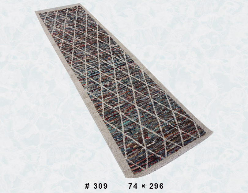 Stone Mosaic Runner – Rug No. 309