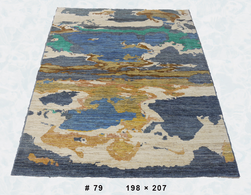 The Moorish Lattice – Rug 79 (198 × 207 cm)