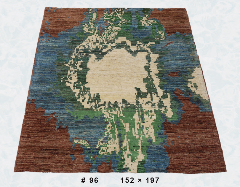 The Terracotta Earth Bloom – Rug 96 (152 × 197 cm)
