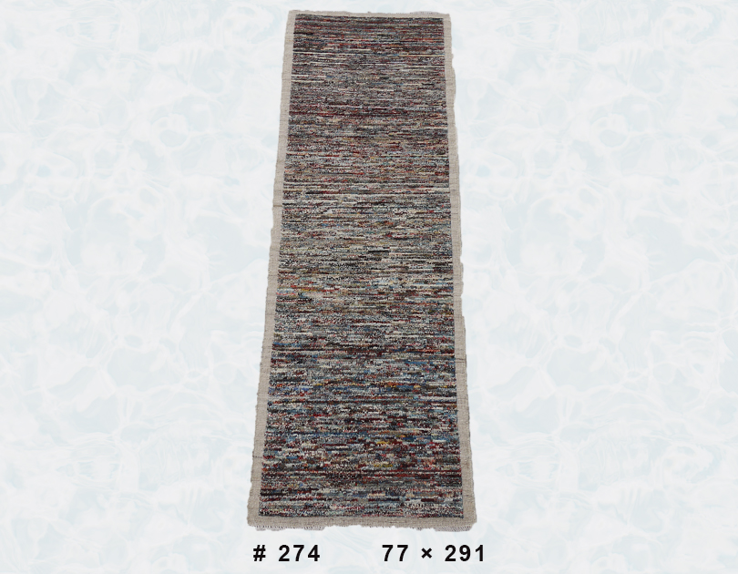 Twilight Weave – Rug 274 (77 × 291 cm)